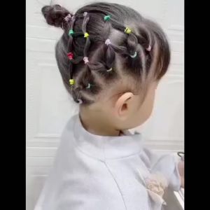 Ikat Rambut Gelang Karet Jepang Wanita Anak dan Dewasa Free Pouch