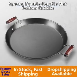 Versatile Non-coated Iron Skillet