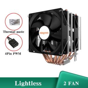 X99 CPU Air-Cooled Cooler PC Processor 6 Heat Pipe PC Radiator for LGA1700 1200 115X 1155 2011 X79 AMD AM3 AM4 AM5 Ventilador