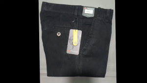 Celana Panjang Pria Reguler Fit Bahan Soft Katun Washing Standart