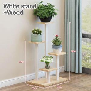 LIKHA 4-Layer Plant Stand Indoor Simple Metal Flower Stand Outdoor Multilayer Potted Flower Pot Display Stand
