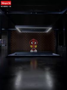 Wangao Blocks Guardian Building Blocks Super Heroes Sonic Guard Robot Spider Man Captain Eva Deadpool Bricks Sets