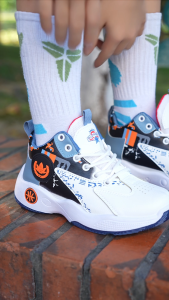 Kids Basketball Shoes 6-12years Fashion Rubber Shoes Casual Sneakers Non-slip Sport Shoes Size28-40