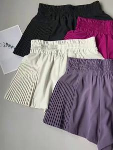 Womens High Waist Workout Skort with Built-in Shorts Pleated Design for No Show Quick Dry Running Yoga Fitness Shorts