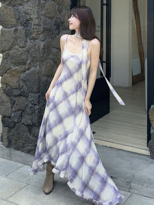 CHOUXIE | Youthful French Style Strap Dress