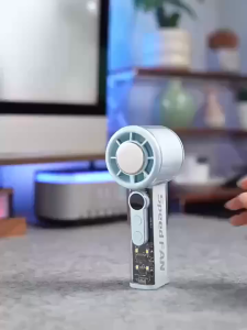 Portable handheld fan cooling fan with LED lights USB charging extremely long battery life