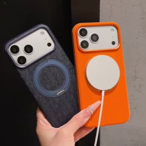 szhaiyu | For iPhone 18 17 16 15 Pro Case With Magnetic Luxurious 360 Metal Bracket For Magsafe With With Ring Holder Shockproof Cover