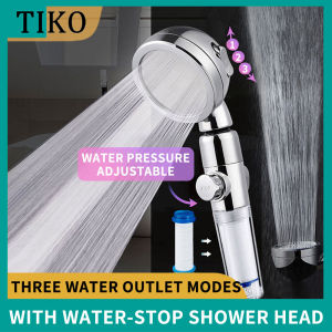 ฝักบัวแรงดันสูง  ปรับได้ 3 ระดับ พร้อมตัวกรองในตัว ตัวกรองฝักบัวประหยัดน้ำ ชุดหัวฝักบัว