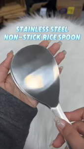 【BUY 1 TAKE 2】Non-Stick Rice Scooper Stainless Steel Large Capacity Dinner Serving Spoon
