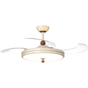 FANZHEN | Retro Quiet Invisible Ceiling Fan Light With Full Spectrum Eye Protection