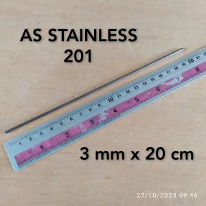 As Stainless Diameter 3 mm Panjang 20 cm