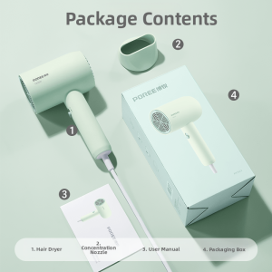 Phoebe Borui High-Speed Hair Dryer Powerful Wind Student Dormitory Home Use Hair Care Electric Blow Dryer for All Hair Types