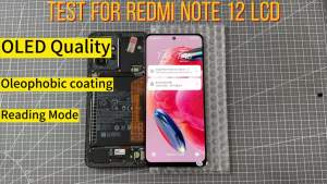 AMOLED Lcd For Xiaomi Redmi Note 12 4G 23021RAAEG Display Touch Screen Digitizer Assembly For Redmi Note 12 5G 22111317I LCD