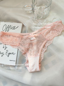 YaoYao เพื่อนที่ดีที่สุดเอวต่ําลูกไม้สาวกางเกงเซ็กซี่สามเหลี่ยมกางเกงเอวสูงชุดชั้นในขนาดใหญ่สีชมพู DingDong กางเกง