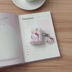 Sanrio | Hộp Đựng Tai Nghe Hello Kitty Cho AirPods Pro 2 3 1 Có Mặt Dây Chuyền Hình Chai Nước Nhật Bản Dễ Thương Vỏ Bảo Vệ Chống Sốc Của Sanrio