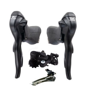 microNEW | Road Bike Groupset 2x7 2x8 2x9 2x10 Speed Shifter Road Bike Shifters Lever Rear Derailleurs 10 Speed Shift For Shimano Road Bike