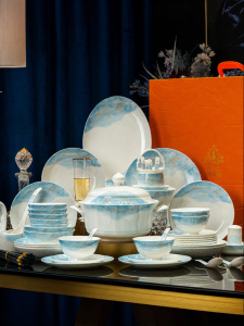 JINGDITAOCI | New High-end Elegant Ceramic Dinnerware Set