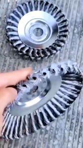 Steel Wire Wheel DERRUSTING WHEEL GERGAJI RUMPUT 6 INCH / 150MM