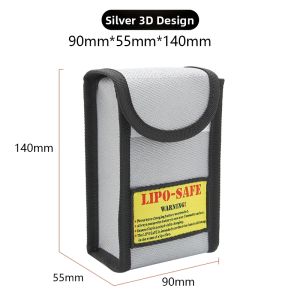 Explosion-proof Fireproof Water-resistant Flame-retardant Moisture-proof Battery Storage Bag