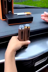 Gạt Tàn gỗ cầm tay bằng gỗ Portable Ashtray Cigarette Holder