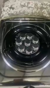 COD Gas stove 2.7KW Dual Gas Stove Infrared Burner 8 Jet Head Nozzle LPG Cooktop dapur gas stainless steel 煤气炉 双灶 燃气炉