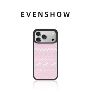 EVENSHOW | Cute and High-end Red Magnetic Stand Horse Phone Case for iPhone 17 Pro Max