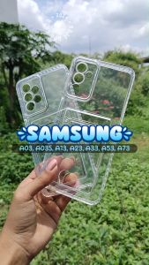 Softcase For Samsung A13 A23 A33 A53 A73 4G 5G Case Card Slot Kartu Casing Silicon Bening Clear Kesing Dompet