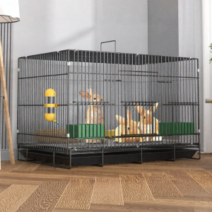 MLZH | Large Spacious Pet Cage for Rabbits Guinea Pigs and Chinchillas