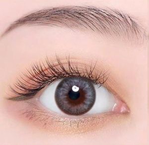 SOFTLENS X2 DARLING NEW SERIES BIG EYES DIA. 16mm NORMAL MINUS (0.00 s.d -6.00) MADE IN KOREA BROWN GRAY GREY