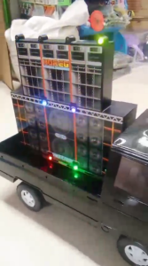 Mainan Anak Sound Horeg Musik Telolet Ok Gas ada lampu Sound Horeg Viral Speaker Horeg 20 cm Jumbo