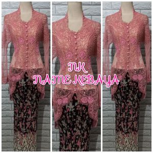 set kebaya pesta set kebaya wisuda kerah sunda kebaya ibu hajat kebaya ibu besan TERMURAH + longtorso dan rok prisket