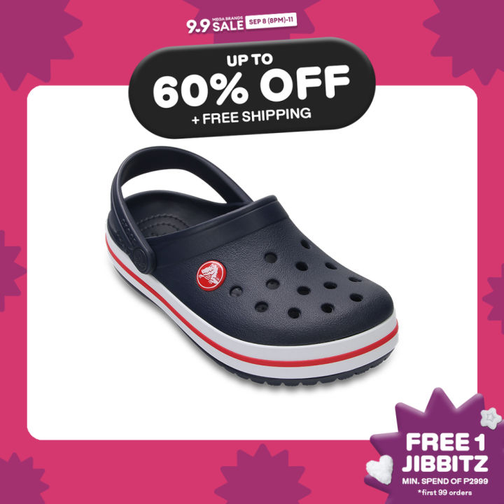 Crocband Red Black And White Crocs Crocs Kids Crocband Clog In