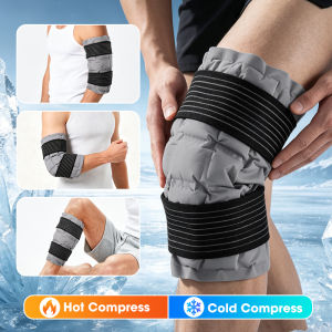 Hailicare | Reusable Self-Absorbing Water Knee Ice Pack Wrap for Injuries - Hot And Cold Compress Heated Sports Knee Pads for Recovery