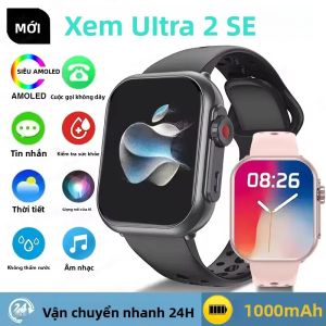 Đồng Hồ Thông Minh Thể Thao Thời Trang Mới 2025 Màn Hình AMOLED HD Cảm Ứng Toàn Phần 1.85 Inch Chống Nước IP68 Hỗ Trợ Gọi Bluetooth Dành Cho Nam Và Nữ