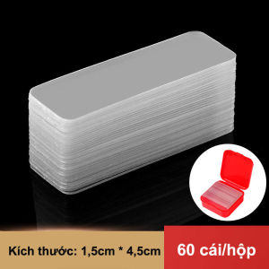 Hộp 60 miếng dán 2 mặt trong suốt