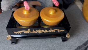 Bonang Jaranan Kuda Lumping: Bahan Besi & Dudukan