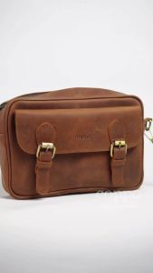 Coppo Tas 2 in 1 Tas Selempang Handbag Pria Wanita Bahan Kulit Sapi Premium