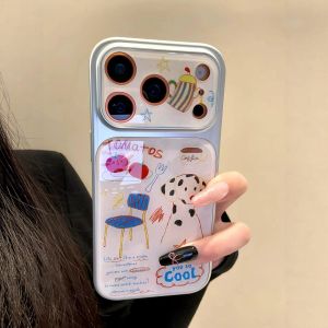 Vỏ Ốp Điện Thoại Màn Hình Lớn Chống Rơi Hình Cartoon Thời Trang
