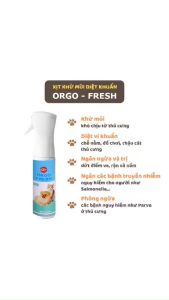 Xịt khử mùi chó mèo Orgo-Fresh 300ml
