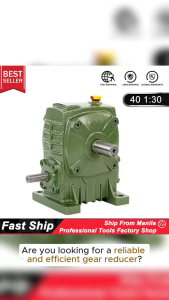 WPA-A Speed Reducer Gearbox Electric Motor Gear Reducer Worm Gear reducer Speed ratio 1:30 Speed ration 1:60