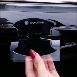 【Swift Spark】 Sieece Car Door Handle Protector Auto Door Bowl Film Anti Scratch Sticker For Nissan Navara Almera Terra Sentra Titan Frontier Patrol Royale JUKE GTR