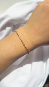 Gelang Merica Emas Asli Kadar 700 70 16K Biji Lada Mix Korea