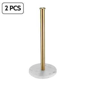 Black Marble Paper Towel Holder Kitchen Paper Roll Holder Vertical Napkin Holder Multi-Purpose Paper Countertop Storage Rack