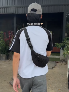 【Ready Stock】Waist Bag Chest Bag Multi-Functional Fitness Bag Small Waist Pouch Waterproof Wear-Resistant Waist