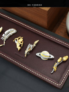 Notknot Original High-end Gold Plated Mens Womens Wedding Suit Lapel Pin Bow Tie Accessories Groom Gift