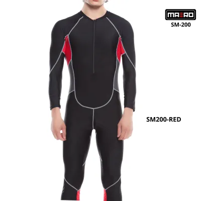 MAERO Baju renang pria panjang Baju Diving/snorkeling FleksibelNyaman di kulit & Anti Uv