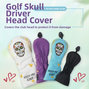 Dominant | Waterproof Golf Wood Head Cover PU Material Fleece Inner Stretchy Band 1/3/5/UT Clubs