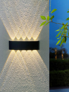 LED Outdoor Wall Lamp Minimalist Modern Courtyard Outdoor Waterproof Stair Aisle Doorway Wall Lamp Atmosphere Super Bright