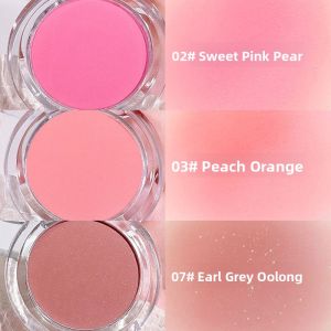 Low Saturation Rosewood Single Color Matte Highlighting Blush Pink Pearl Shimmering Subtle Glow Enhancing Cheek Color