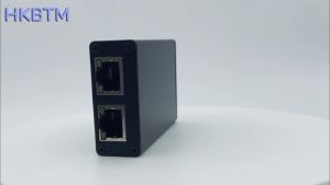 HKBTM Gigabit 2-Port POE Extender IEEE 802.3af/at PoE+ Standard 10/100/1000Mbps POE Repeater with 100m (328 Ft) Extension Capabi